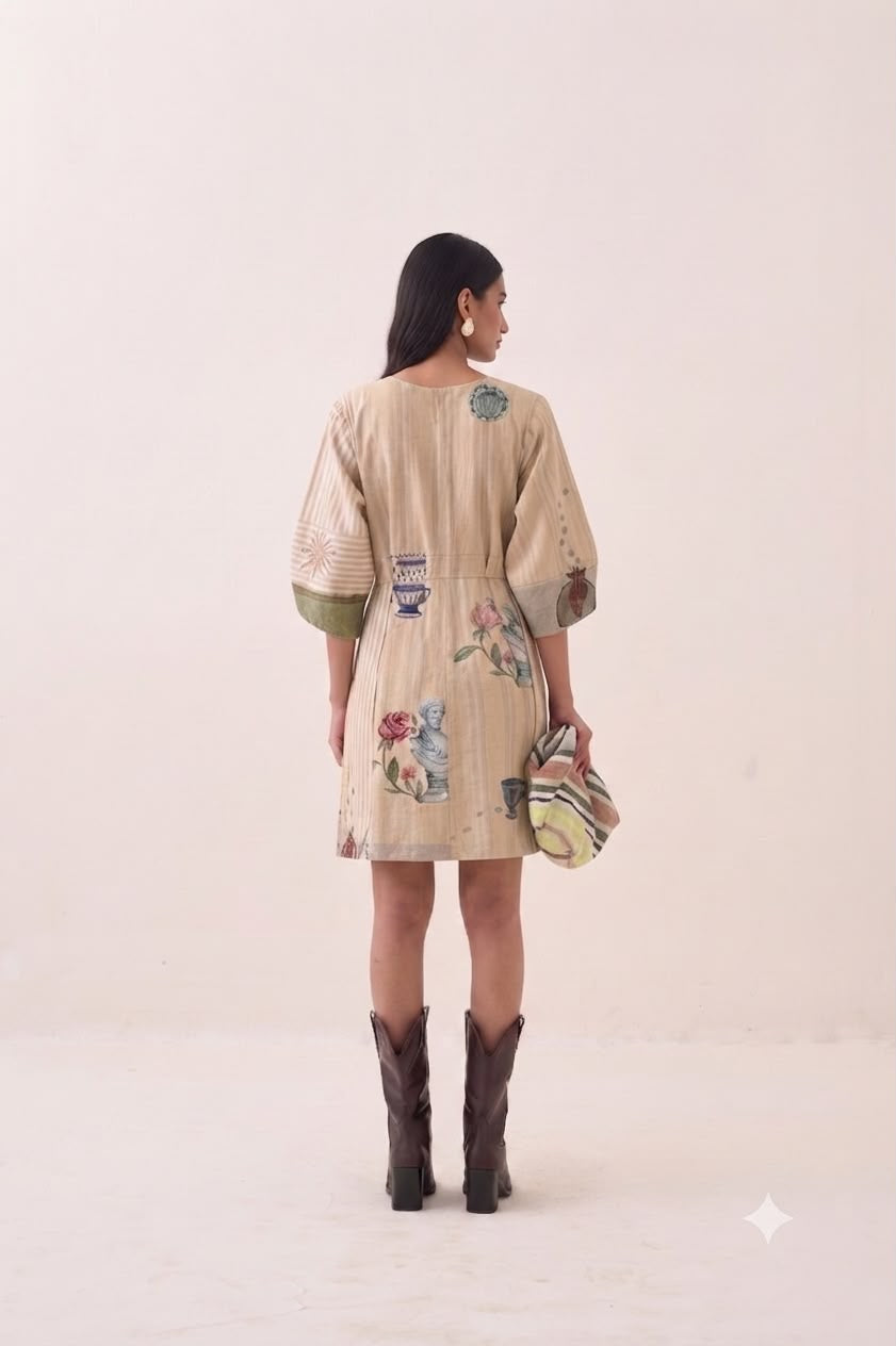 Nakshatra Bubble Sleeve Dress - view 4