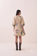 Nakshatra Bubble Sleeve Dress - view 4