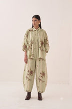 Bagiya Floral Pintuck Top Set - view 2