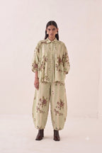 Bagiya Floral Pintuck Top - view 2