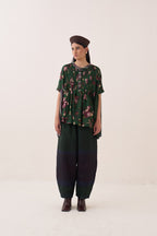 Zamrud Short Sleeve Pintuck Top - view 1