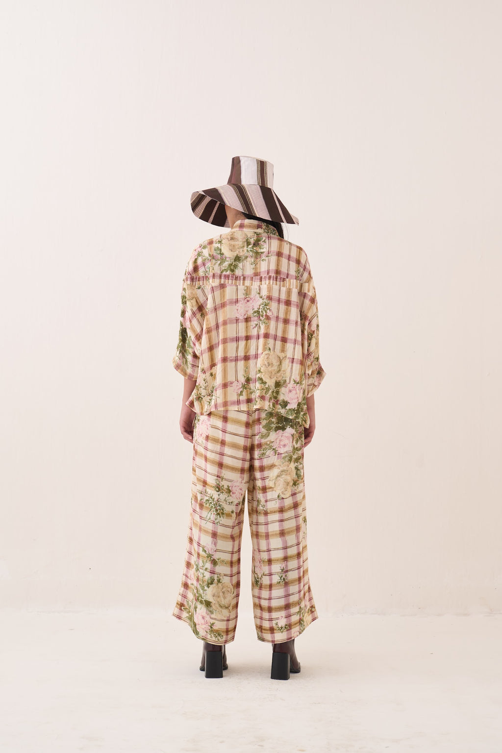 Jaali Rose Pintuck Shirt - view 2