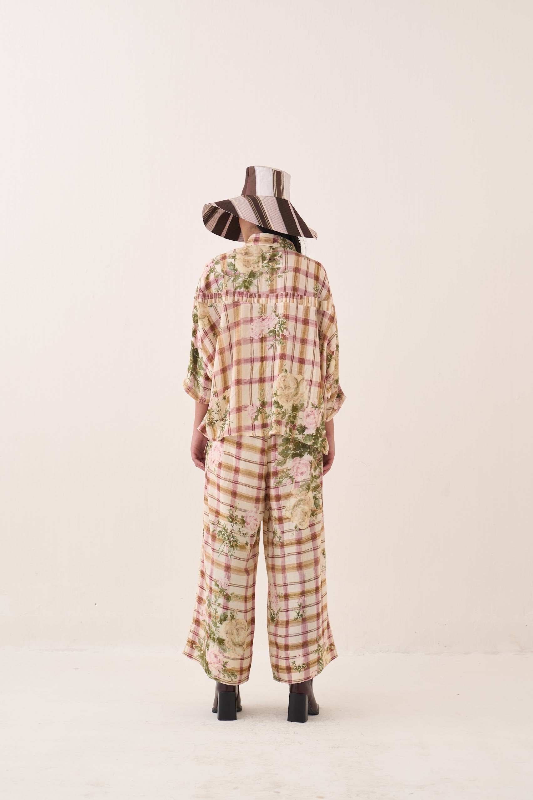 Jaali Rose Pintuck Shirt - view 2