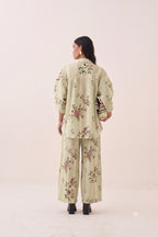 Bagiya Floral Pintuck Top - view 3