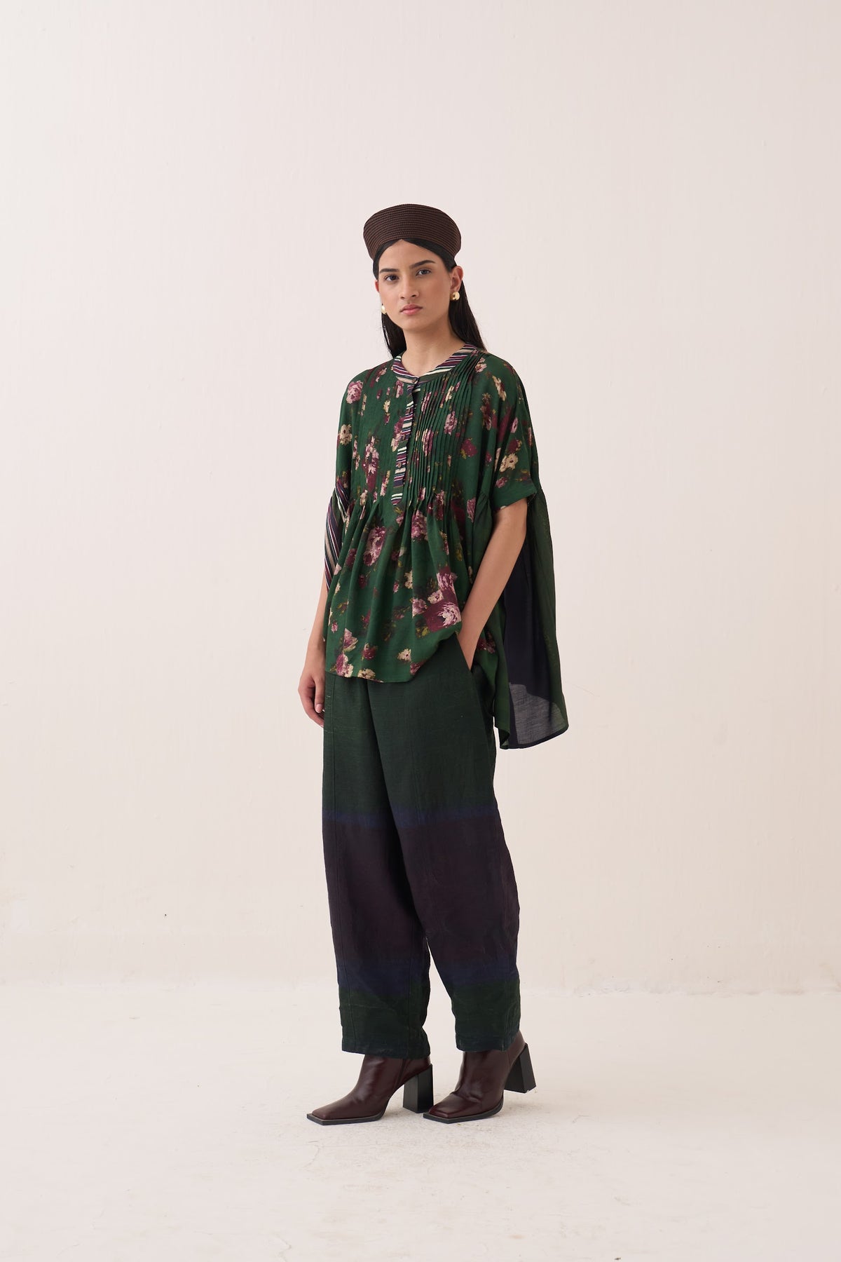Zamrud Short Sleeve Pintuck - view 3