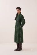 Gingham Green Boheme Dress - view 1