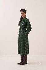 Gingham Green Boheme Dress