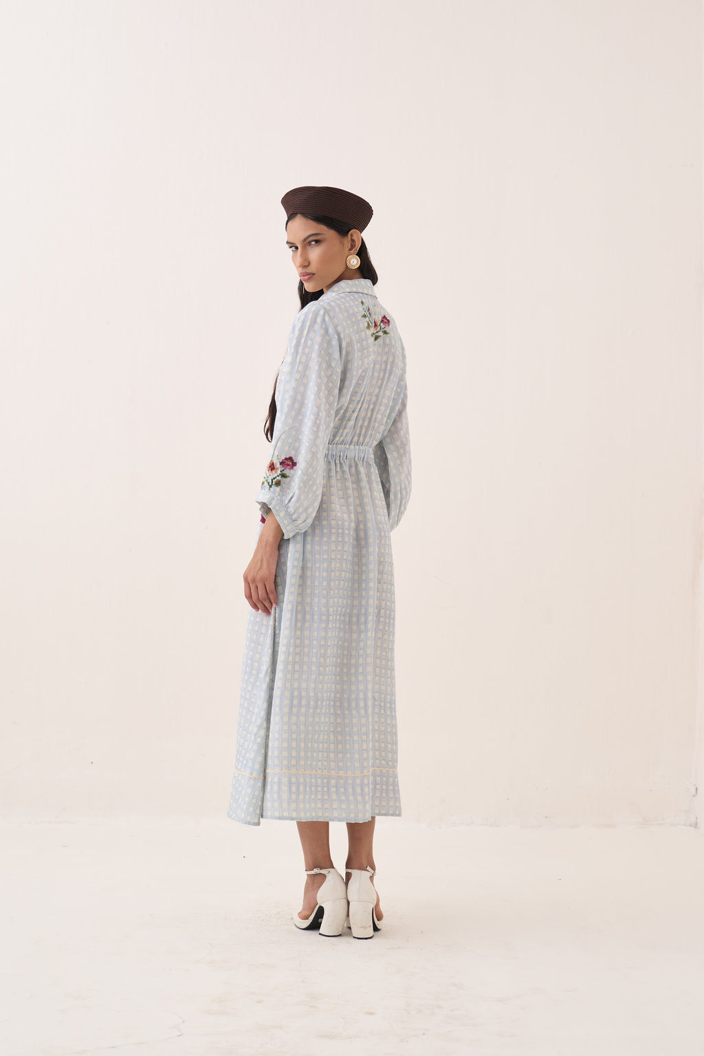 Gingham Poem Dress - view 4