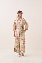 Jaali Rose Trench Jacket Set - view 5