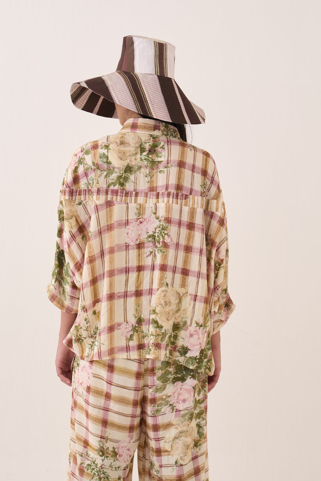 Jaali Rose Pintuck Shirt - view 5