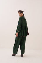 Gingham Green Pintuck Top Set - view 6