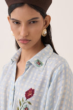 Gingham Poem Dress - view 8