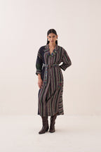 Rekha Blue Wrap Trench - view 1