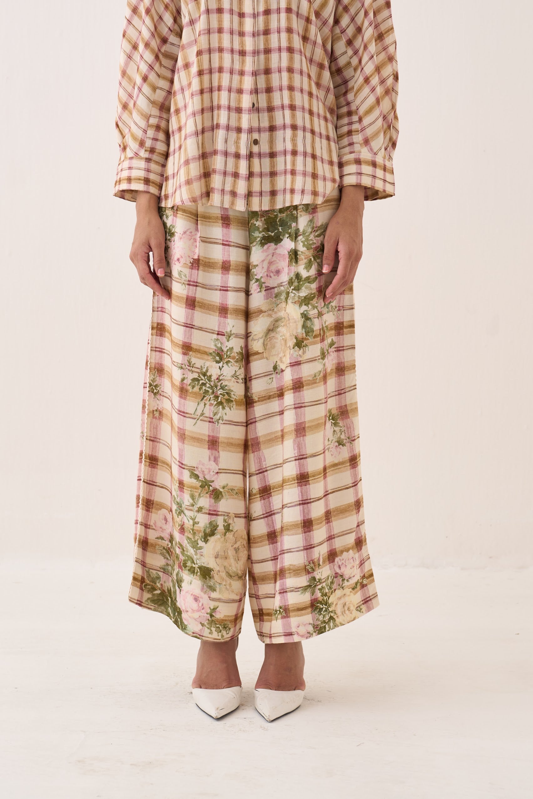Jaali Rose Culottes - view 7