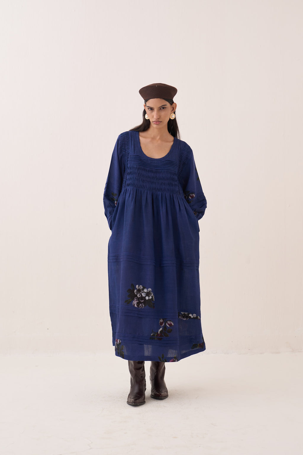 Indraneel Pintuck dress - view 2