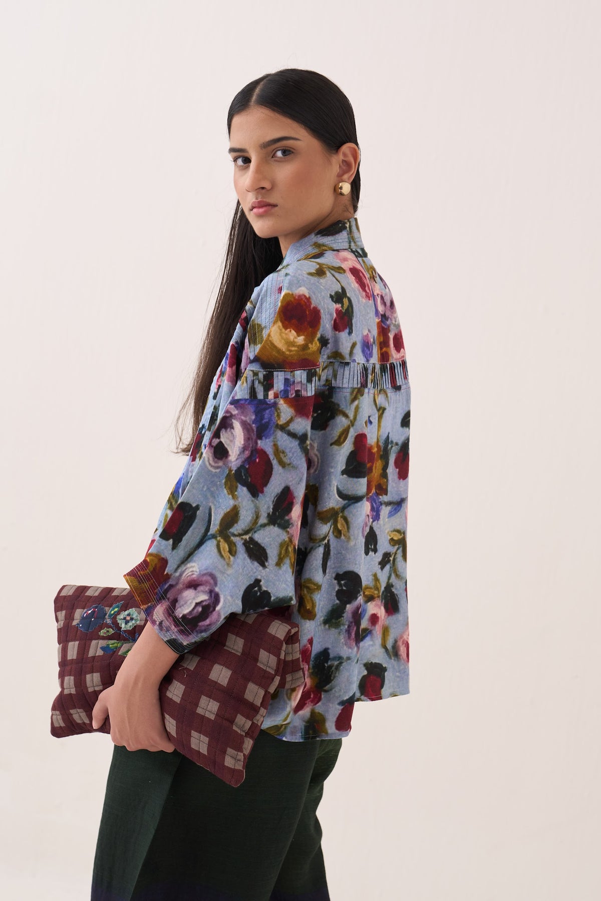 Uday Pintuck Shirt - view 6