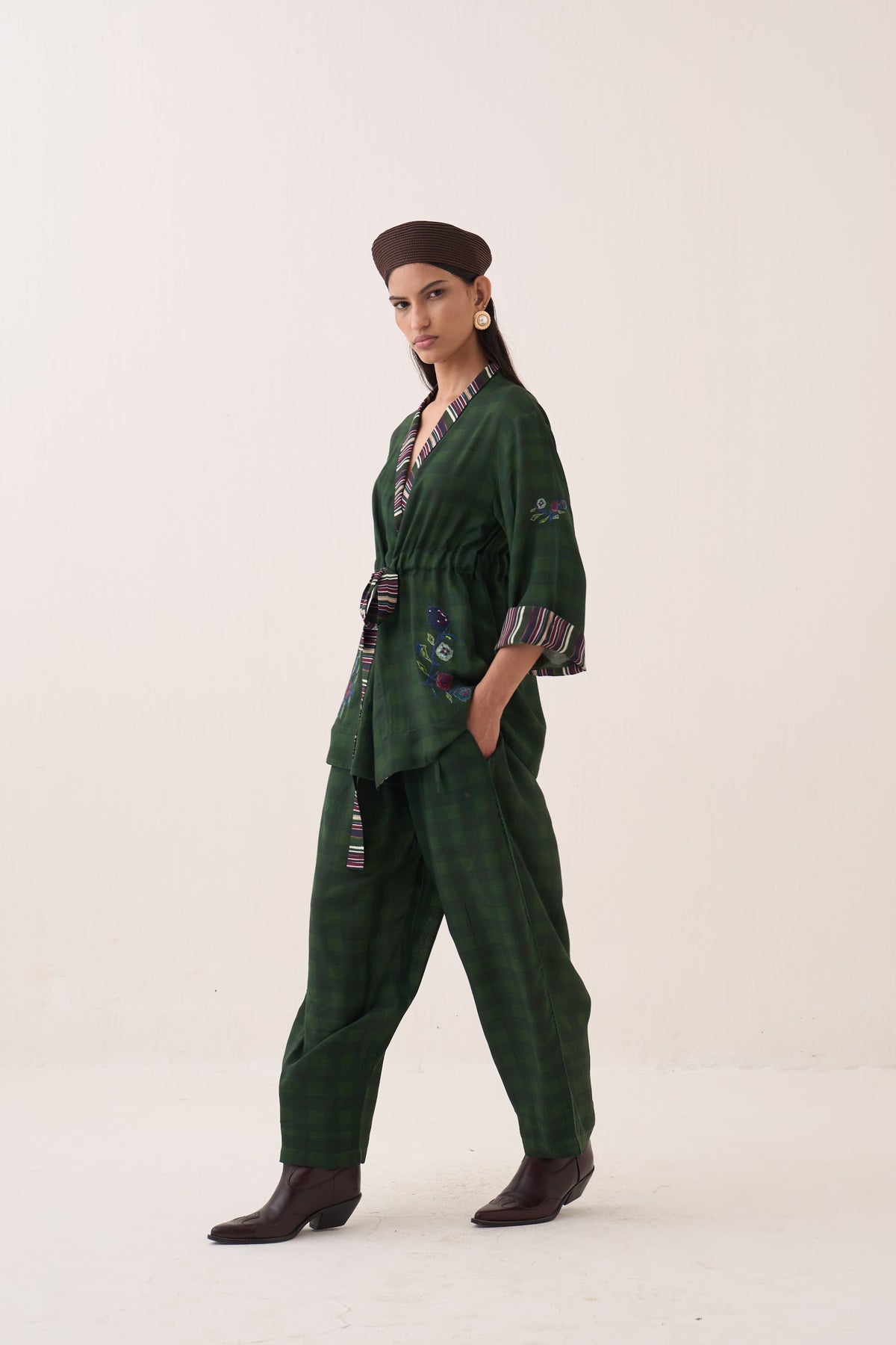 Gingham Green OFR 10 Jacket - view 5