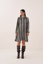 Rekha B/W Aline Ghera Dress - view 3