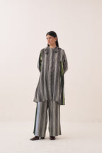 Rekha B/W Aline Ghera Dress Set - view 2
