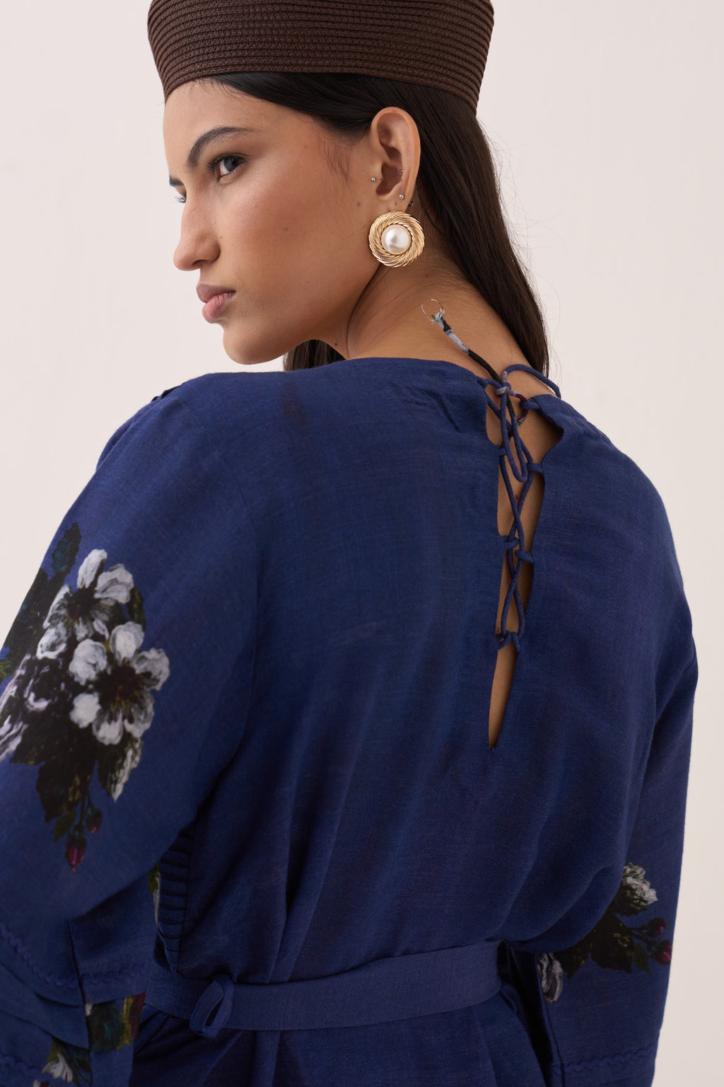 Indraneel Pintuck dress - view 8