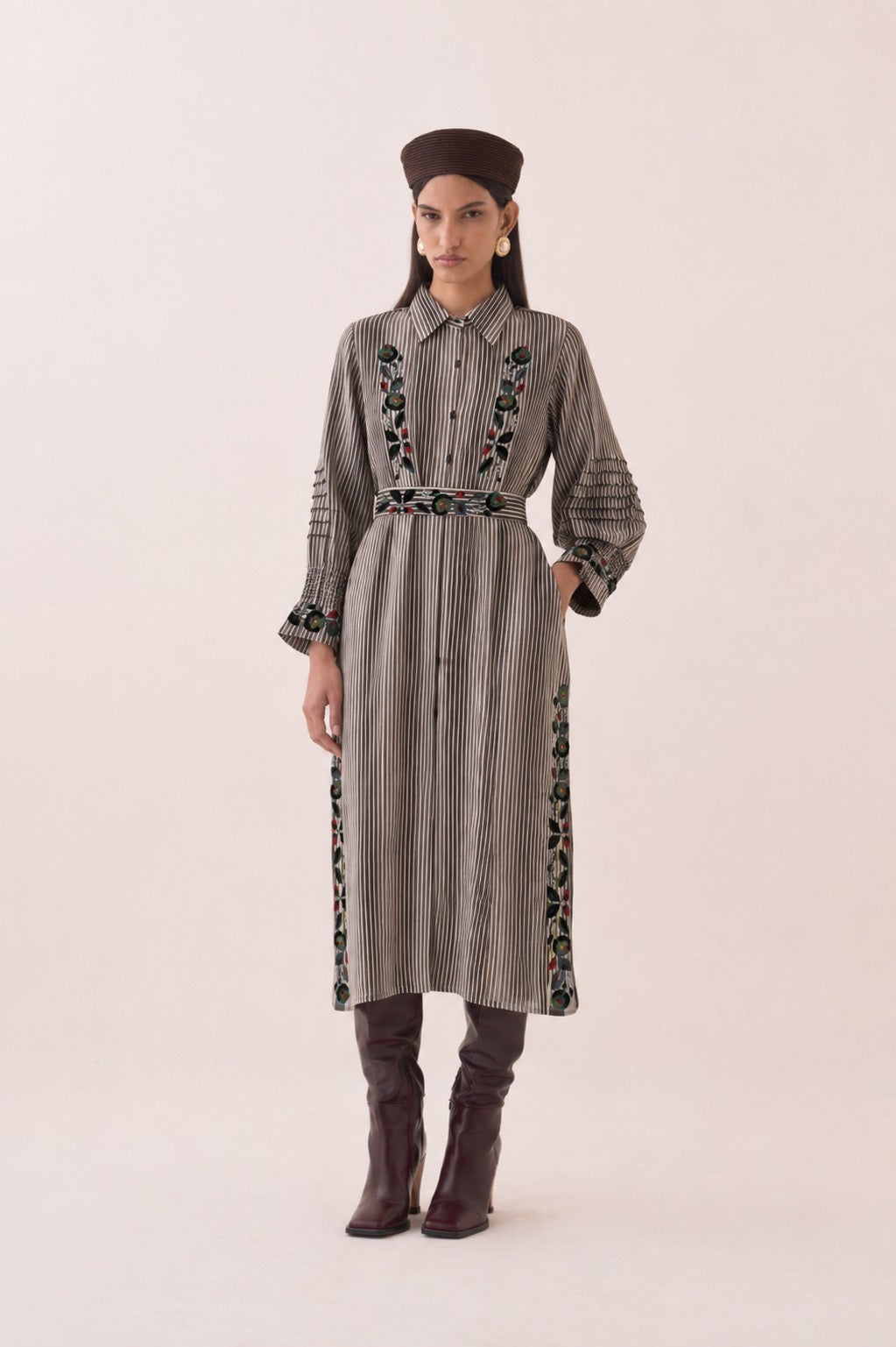 Rekha B/W Blommist Dress - view 2