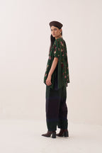 Zamrud Short Sleeve Pintuck Top - view 4