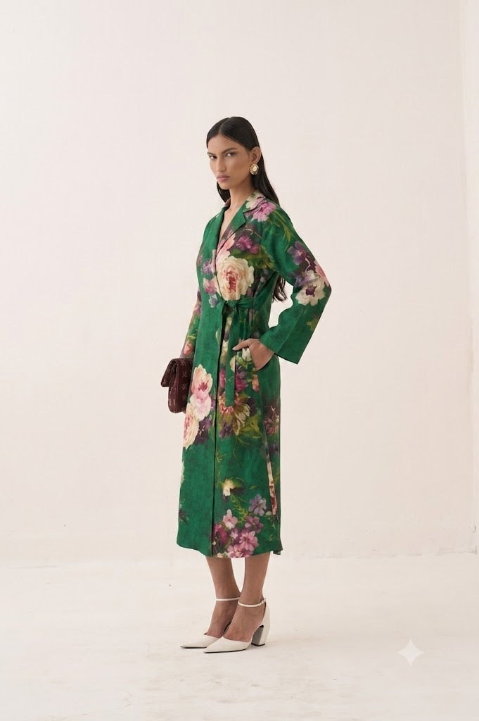Rosarium Tie knot Trench Dress - view 2