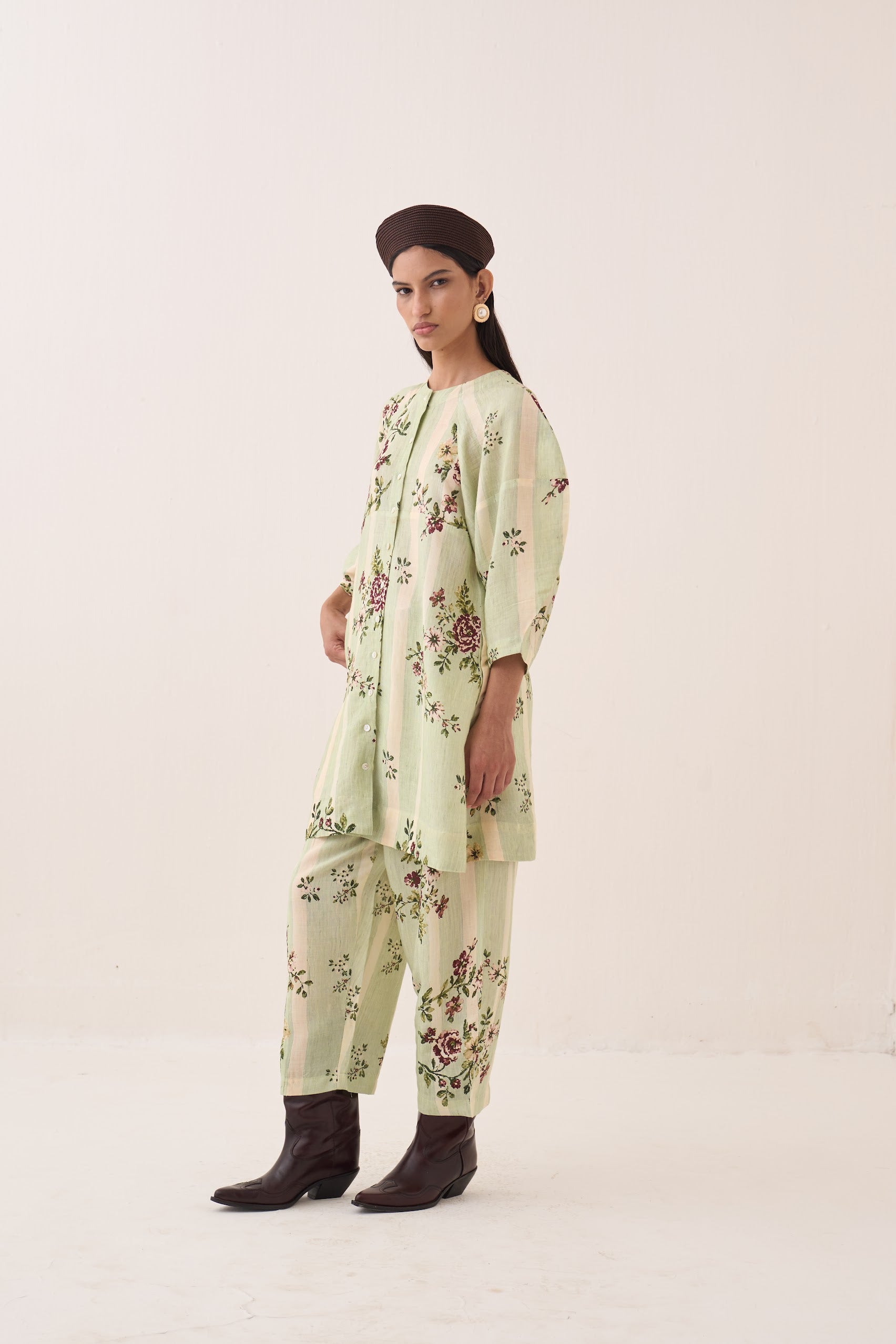 Bagiya Bubble Sleeve Aline Dress Set - view 9