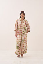 Jaali Rose Trench Jacket Set