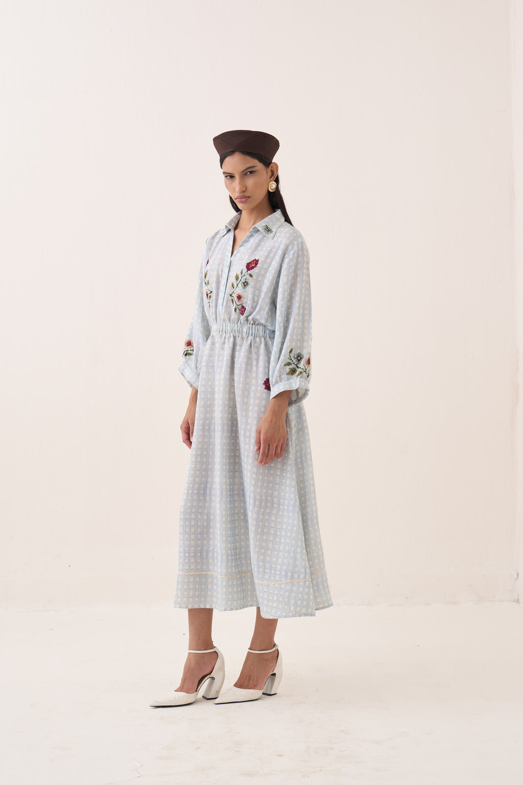 Gingham Poem Dress - view 6