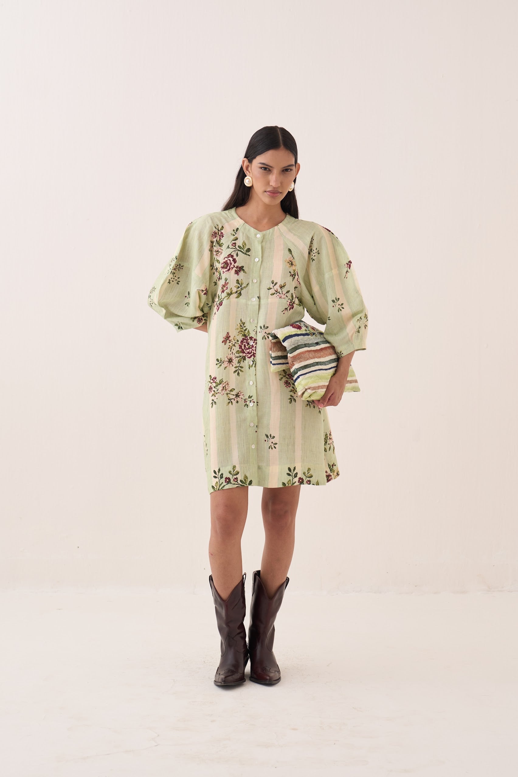Bagiya Bubble Sleeve Aline - view 5