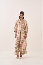 Jaali Rose Trench Jacket Set - view 1