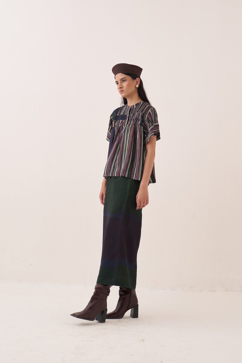 Rekha Blue Short Mystic Top - view 4
