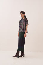 Rekha Blue Short Mystic Top - view 4