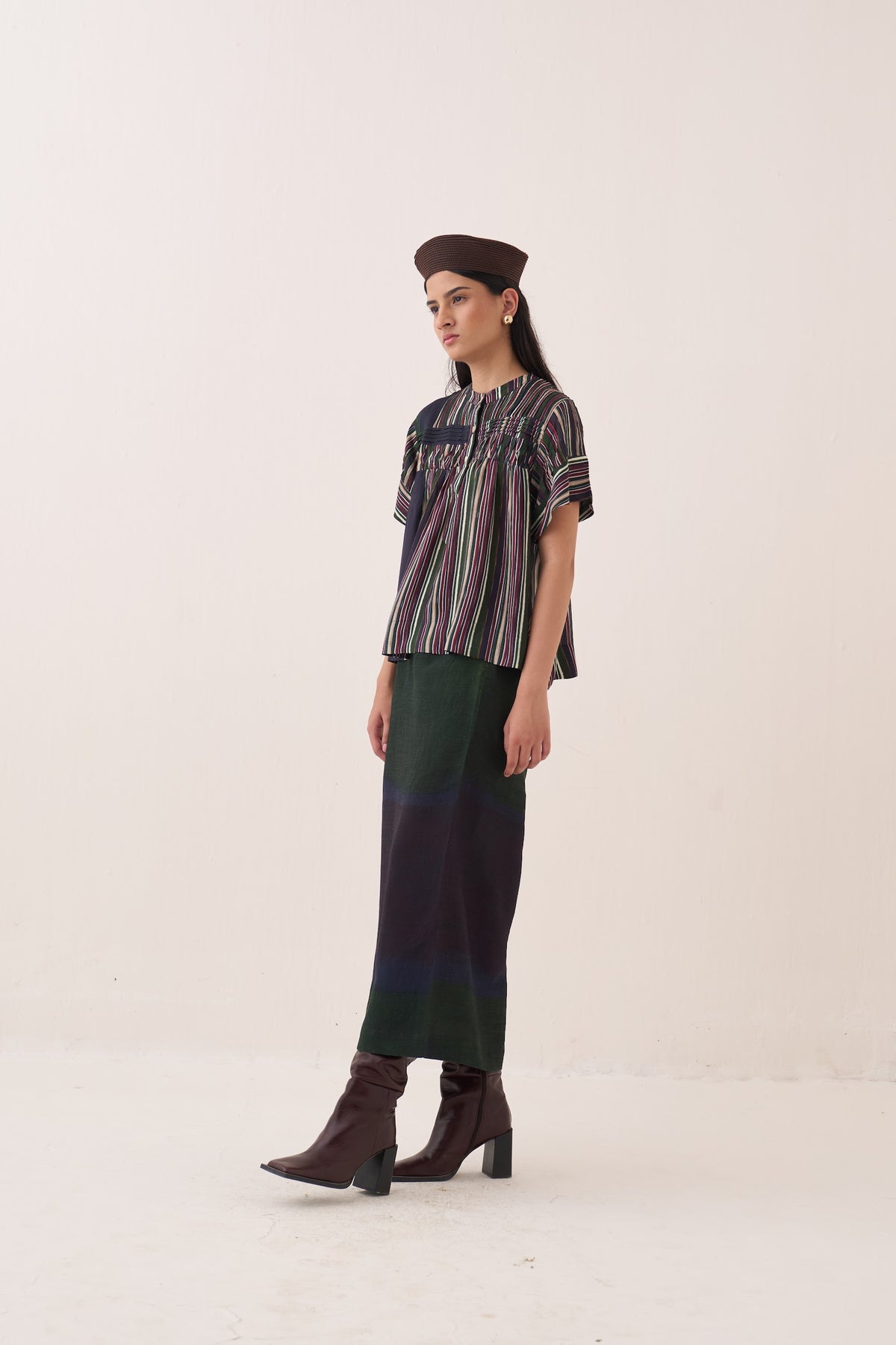 Rekha Blue Short Mystic Top - view 4