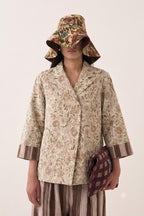 Gulzar Psyflora Tie Knot Shirt Set - view 4