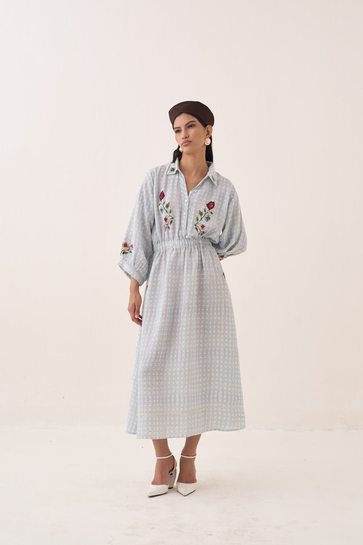 Gingham Poem Dress - view 1