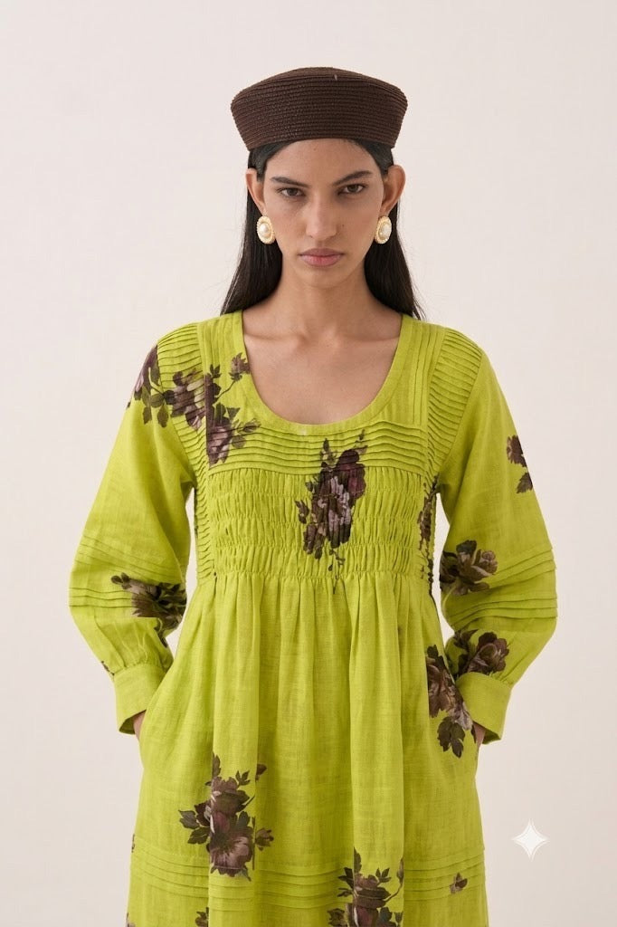 Amalta New Pintuck Dress - view 3