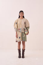 Nakshatra Bubble Sleeve Dress - view 3