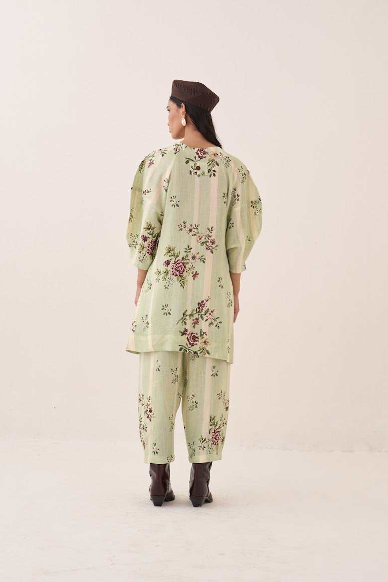 Bagiya Bubble Sleeve Aline Dress Set - view 2