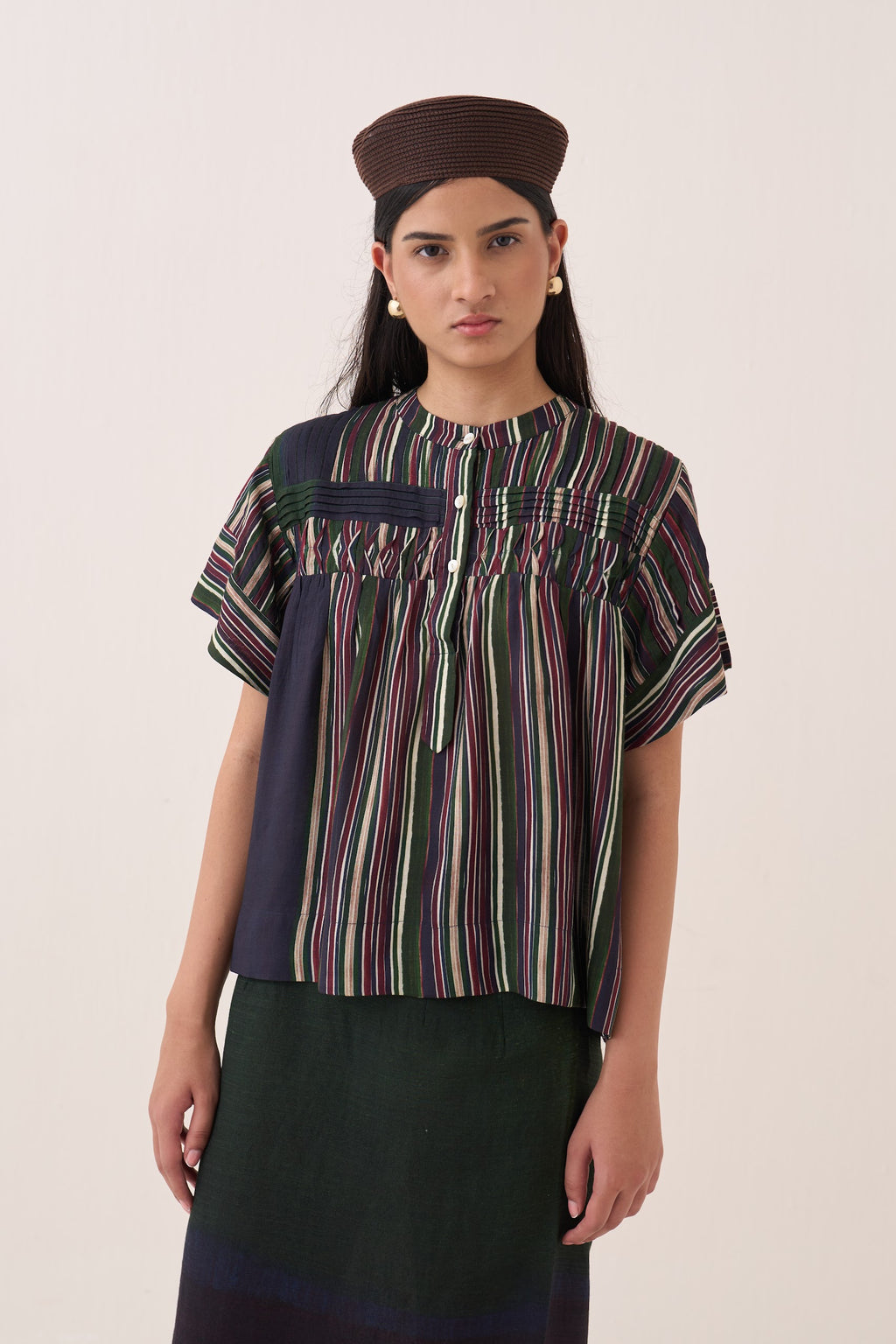 Rekha Blue Short Mystic Top - view 5