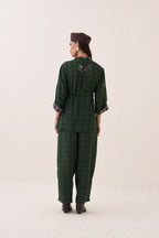 Gingham Green Jacket Set - view 5