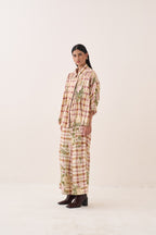 Jaali Rose Pintuck Shirt Set - view 1