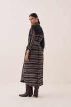 Rekha Blue Wrap Trench - view 8