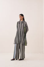 Rekha B/W Aline Ghera Dress Set - view 4