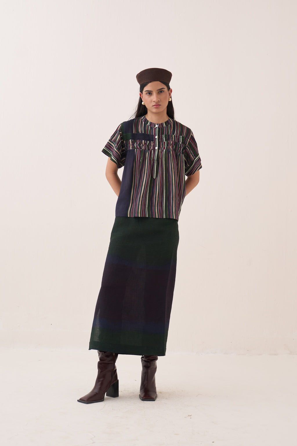 Rekha Blue Short Mystic Top - view 1