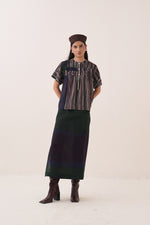 Tara Blue Short Mystic Top