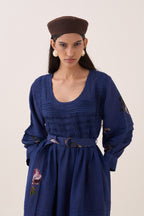 Indraneel Pintuck dress - view 7