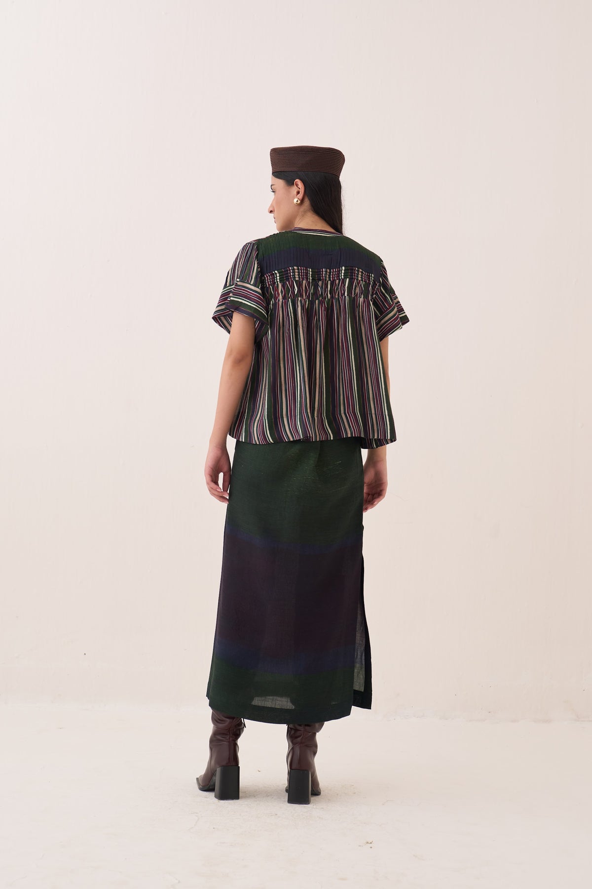 Rekha Blue Short Mystic Top - view 2