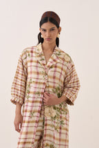 Jaali Rose Trench Jacket Set - view 2